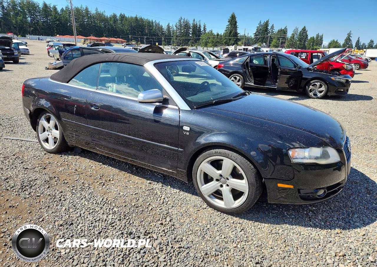 2008 Audi S4 Quattro Cabriolet VIN:WUARL48H58K900055 - 4