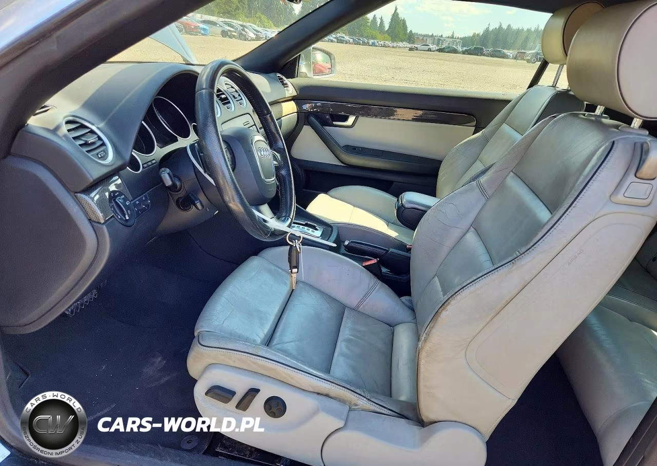 2008 Audi S4 Quattro Cabriolet VIN:WUARL48H58K900055 - 7