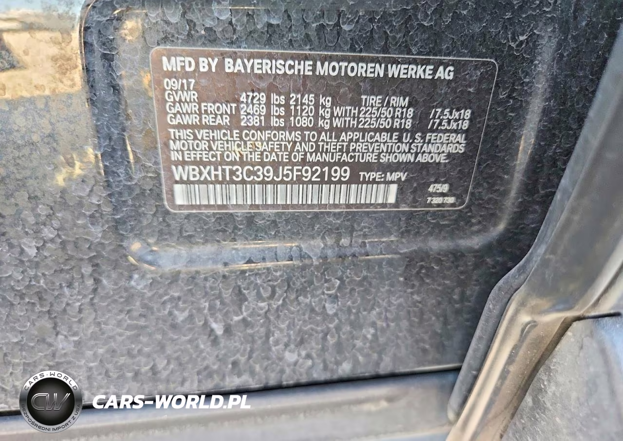 2018 BMW X1 xDrive28I VIN:WBXHT3C39J5F92199 - 13