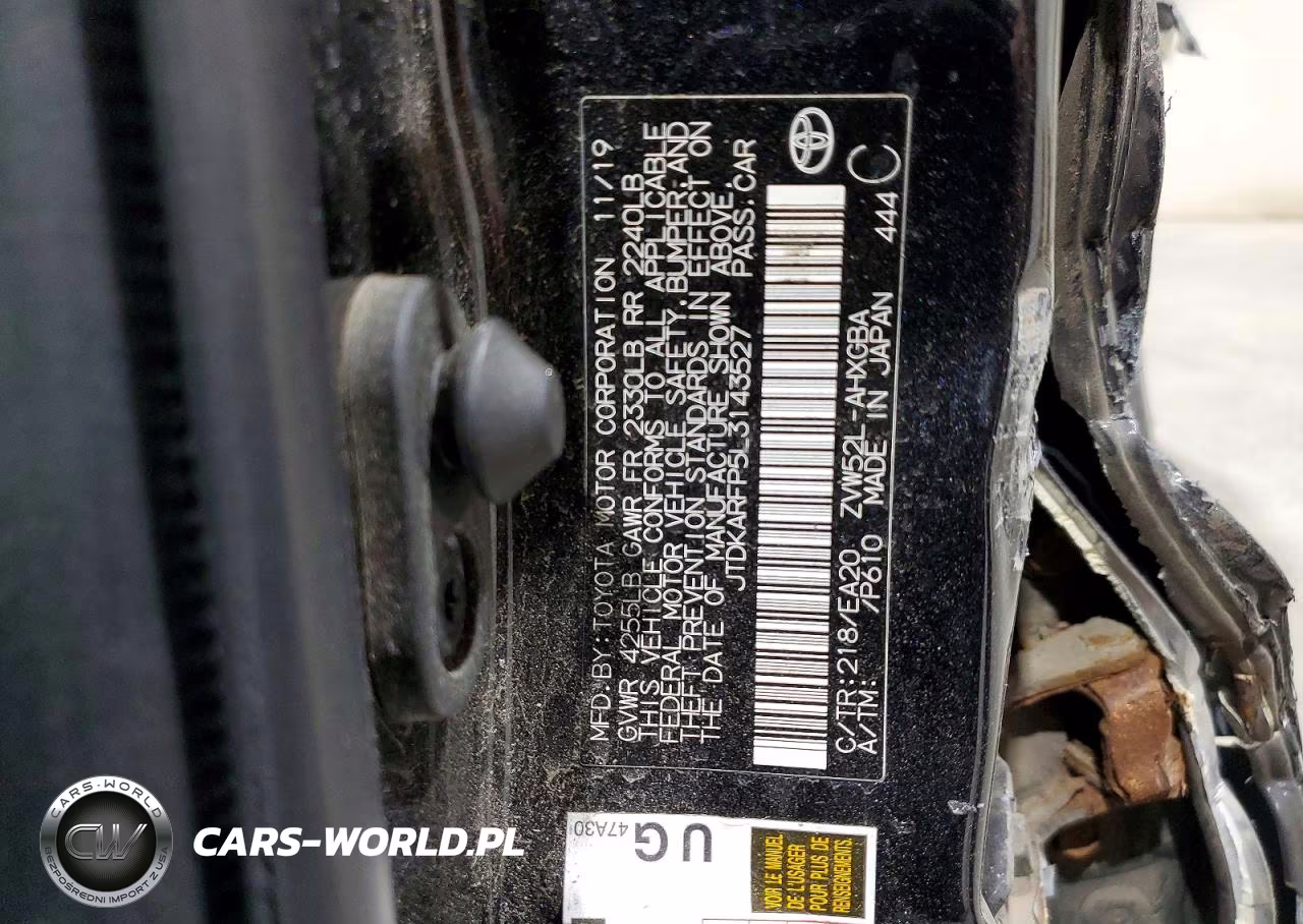 2020 Toyota Prius Prime Xle VIN:JTDKARFP5L3143527 - 12
