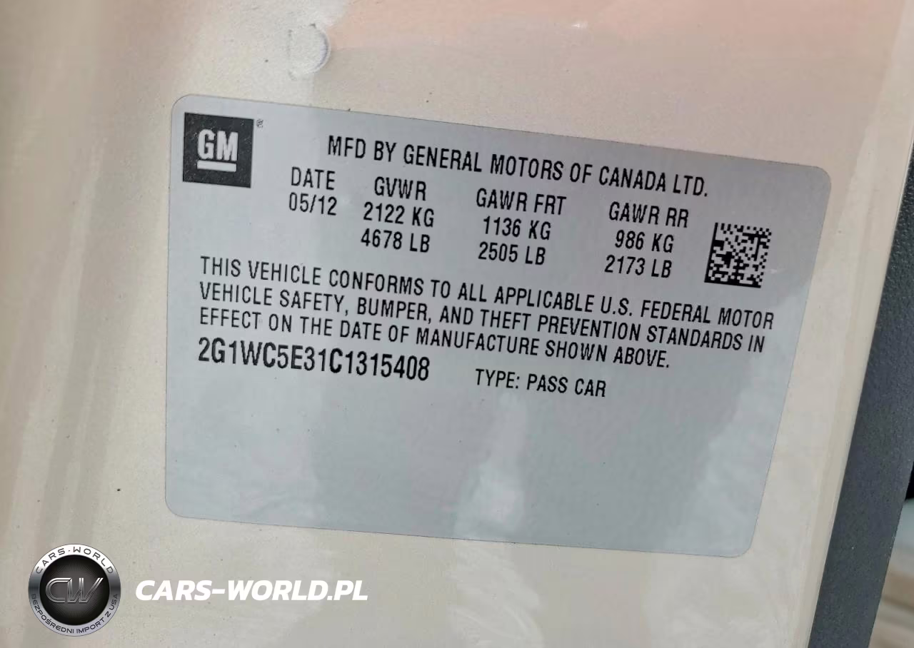 2012 Chevrolet Impala Ltz VIN:2G1WC5E31C1315408 - 12