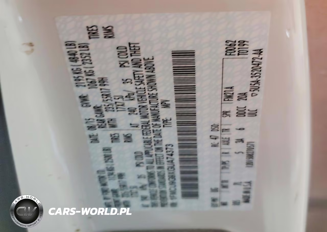 2016 Ford Escape Se VIN:1FMCU9G9XGUA74373 - 13