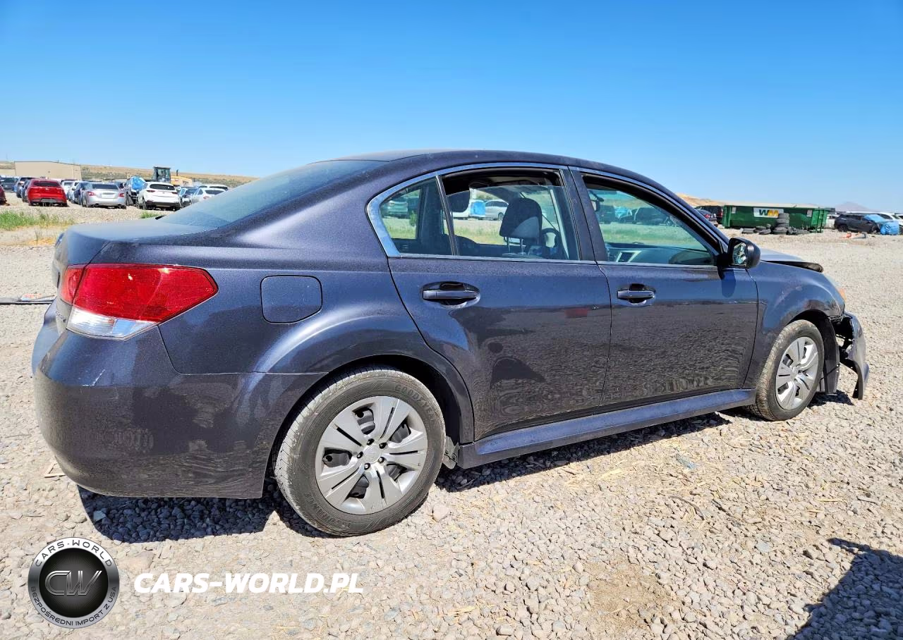 2011 Subaru Legacy 2.5I VIN:4S3BMBA65B3249441 - 3