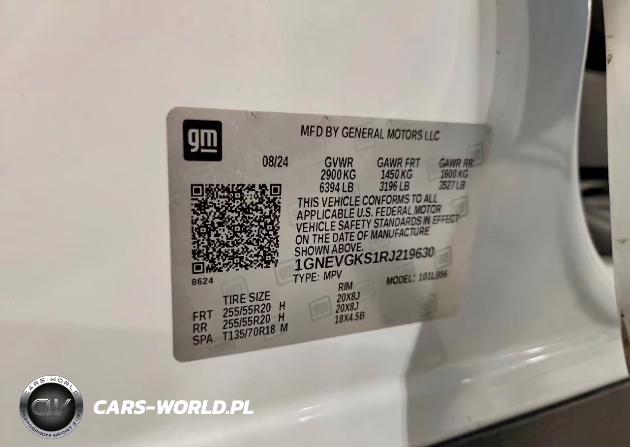 2024 Chevrolet Traverse Lt VIN:1GNEVGKS1RJ219630 - 13