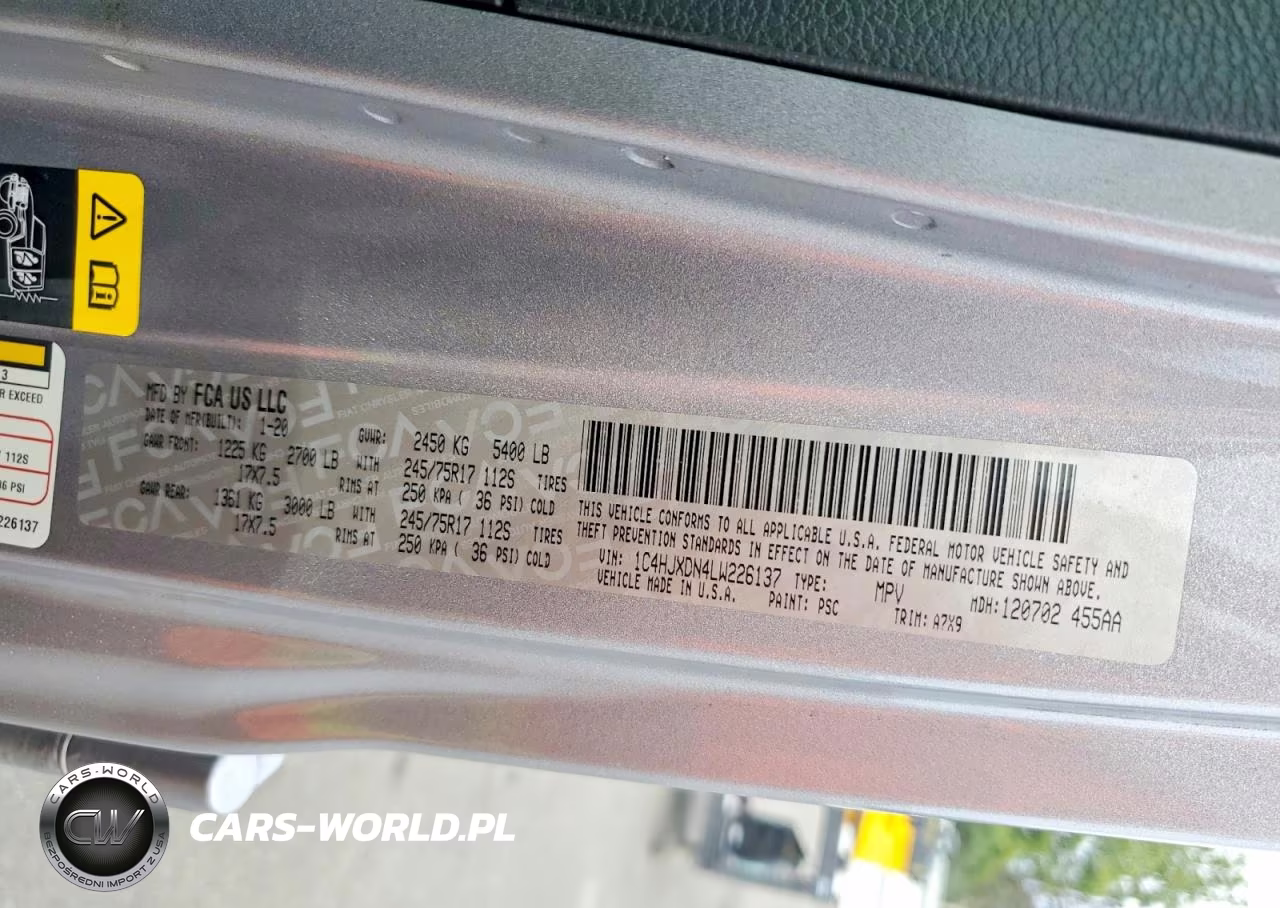 2020 Jeep Wrangler Unlimited Sport VIN:1C4HJXDN4LW226137 - 13
