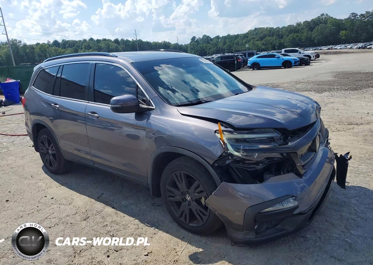 2021 Honda Pilot Se VIN:5FNYF5H21MB046576 - 4