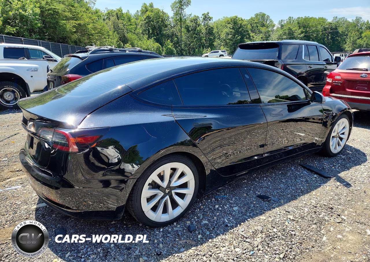 2022 Tesla Model 3 VIN:5YJ3E1EA1NF186274 - 3