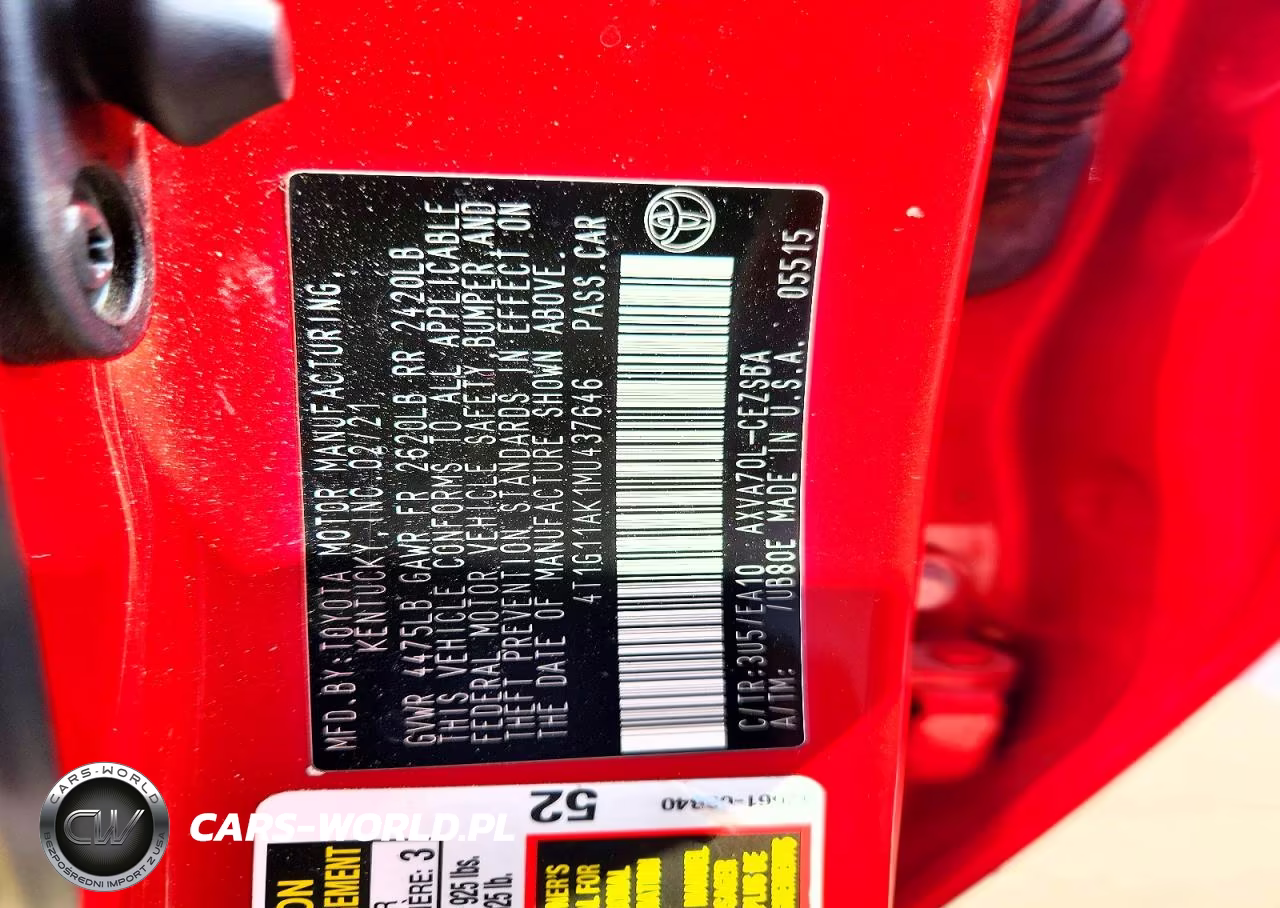 2021 Toyota Camry Se VIN:4T1G11AK1MU437646 - 13
