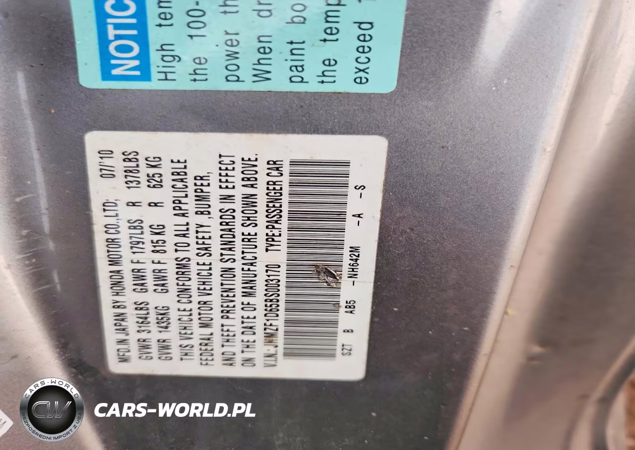 2011 Honda Cr-Z Ex VIN:JHMZF1D65BS003170 - 13