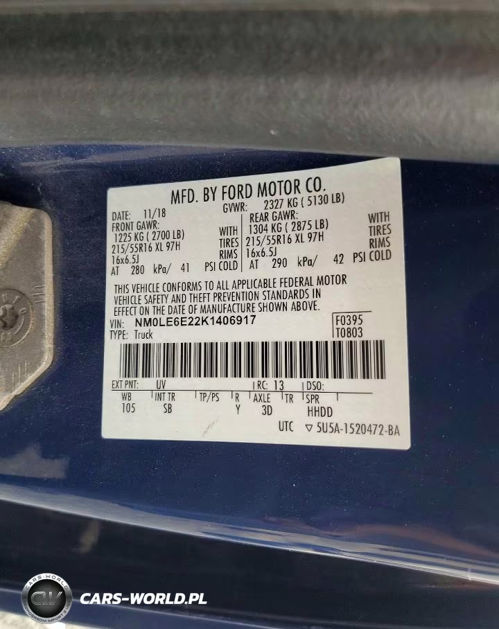 2019 Ford Transit Connect Xl VIN:NM0LE6E22K1406917 - 14