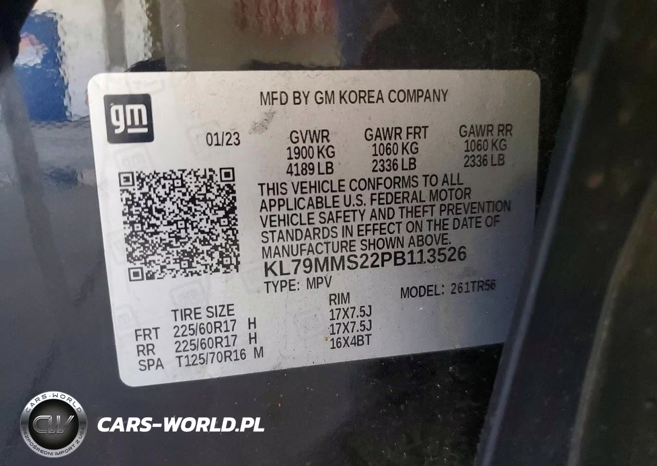 2023 Chevrolet Trailblazer Ls VIN:KL79MMS22PB113526 - 14