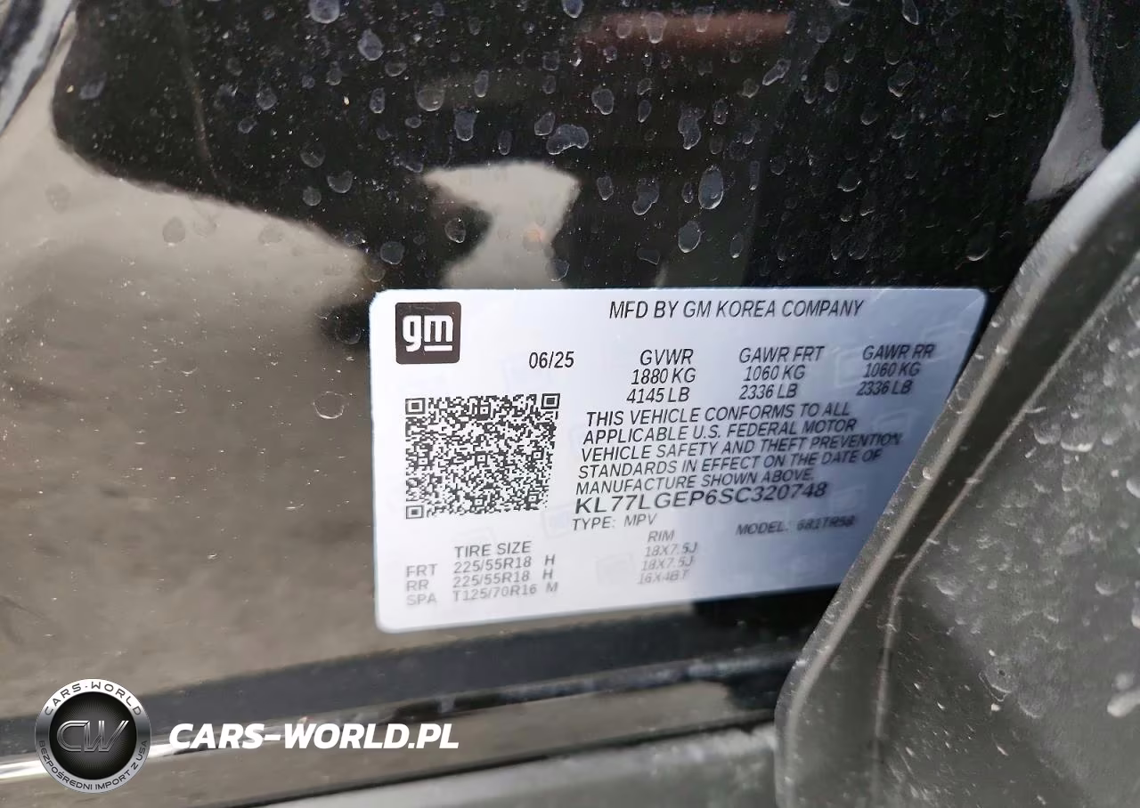 2025 Chevrolet Trax 1Rs VIN:KL77LGEP6SC320748 - 14