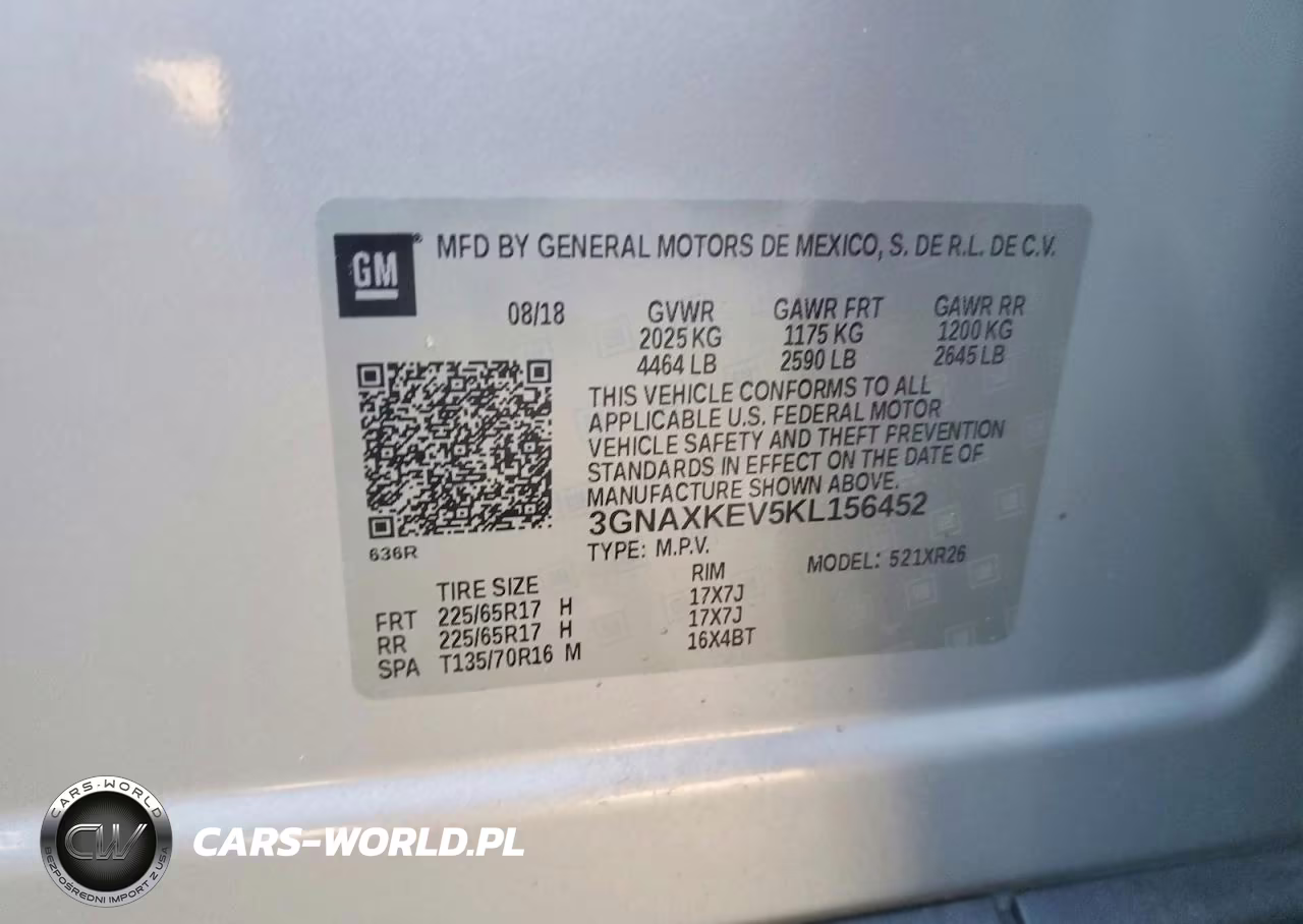 2019 Chevrolet Equinox Lt VIN:3GNAXKEV5KL156452 - 13