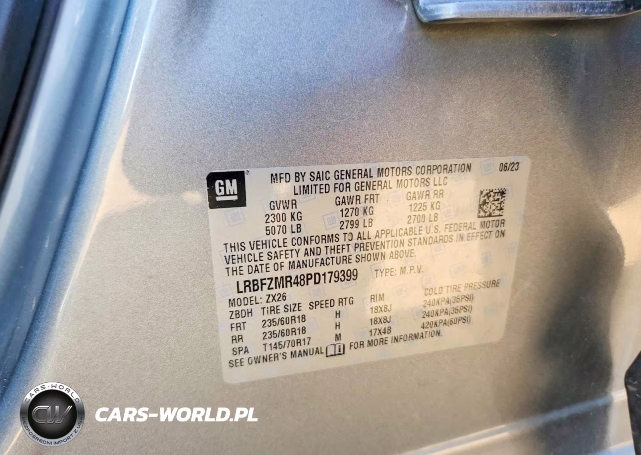 2023 Buick Envision Preferred VIN:LRBFZMR48PD179399 - 12