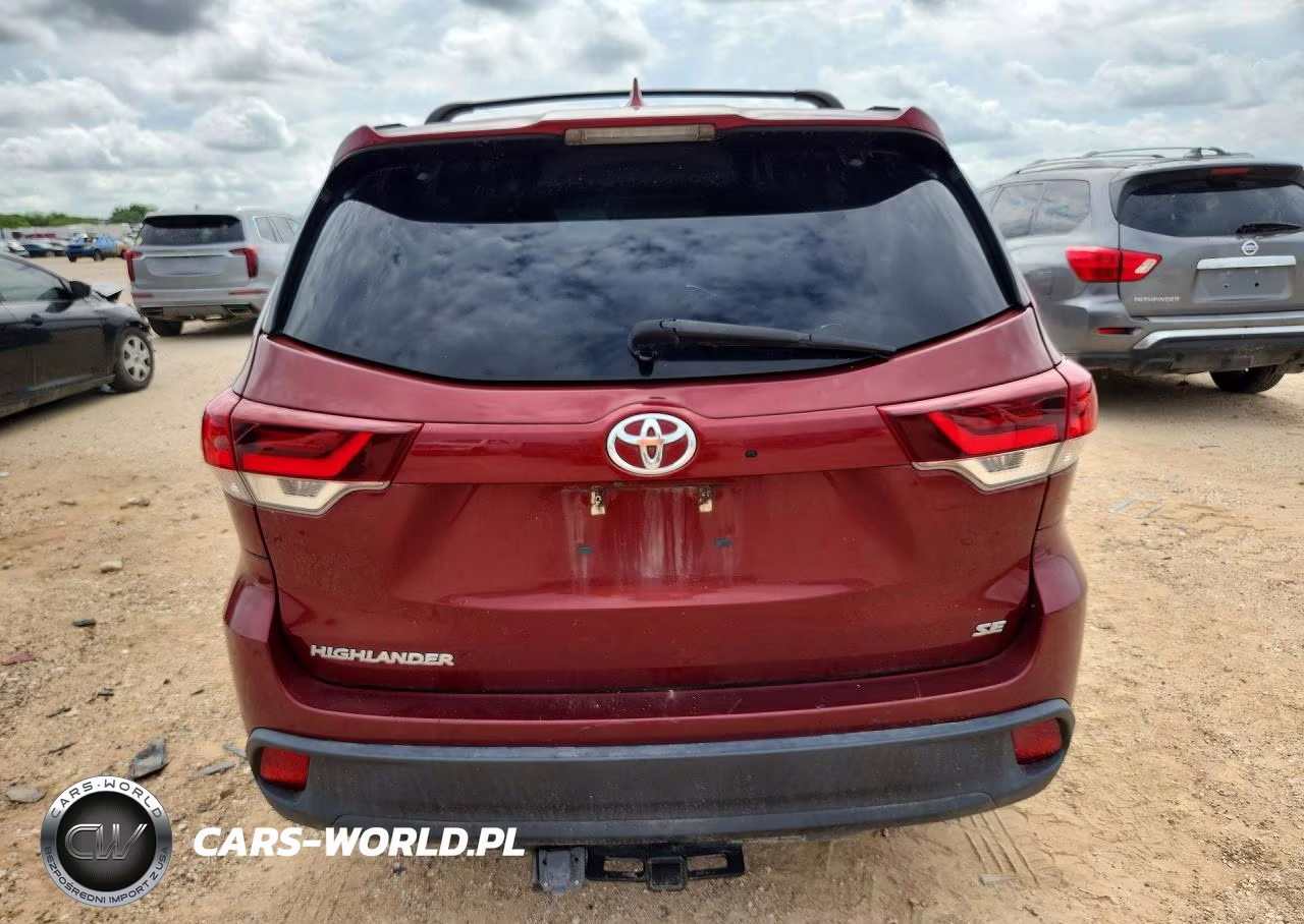 2019 Toyota Highlander Se VIN:5TDKZRFH5KS556207 - 6