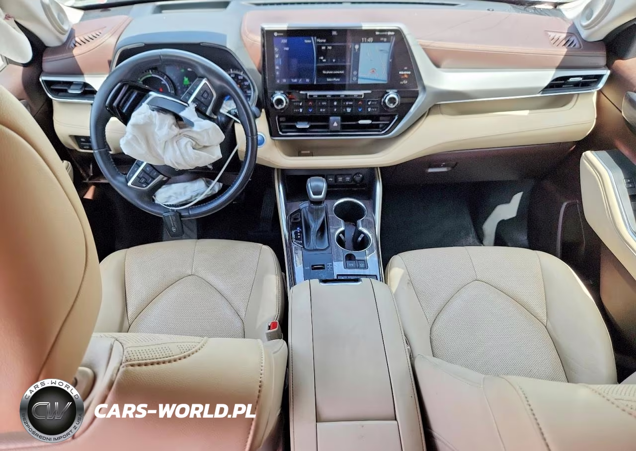 2021 Toyota Highlander Hybrid Platinum VIN:5TDEBRCHXMS053085 - 8