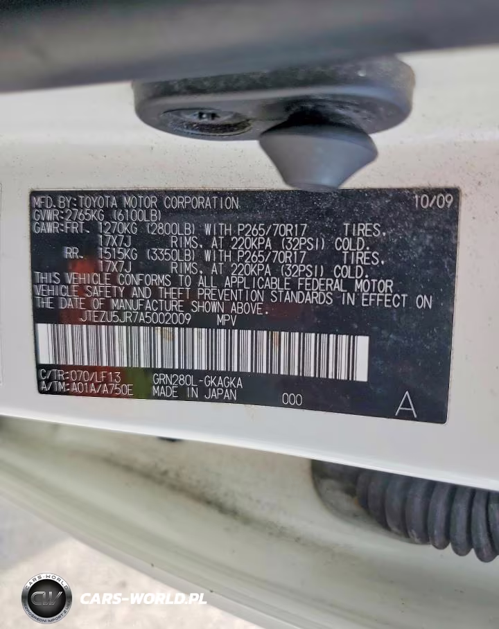 2010 Toyota 4Runner Sr5 VIN:JTEZU5JR7A5002009 - 13