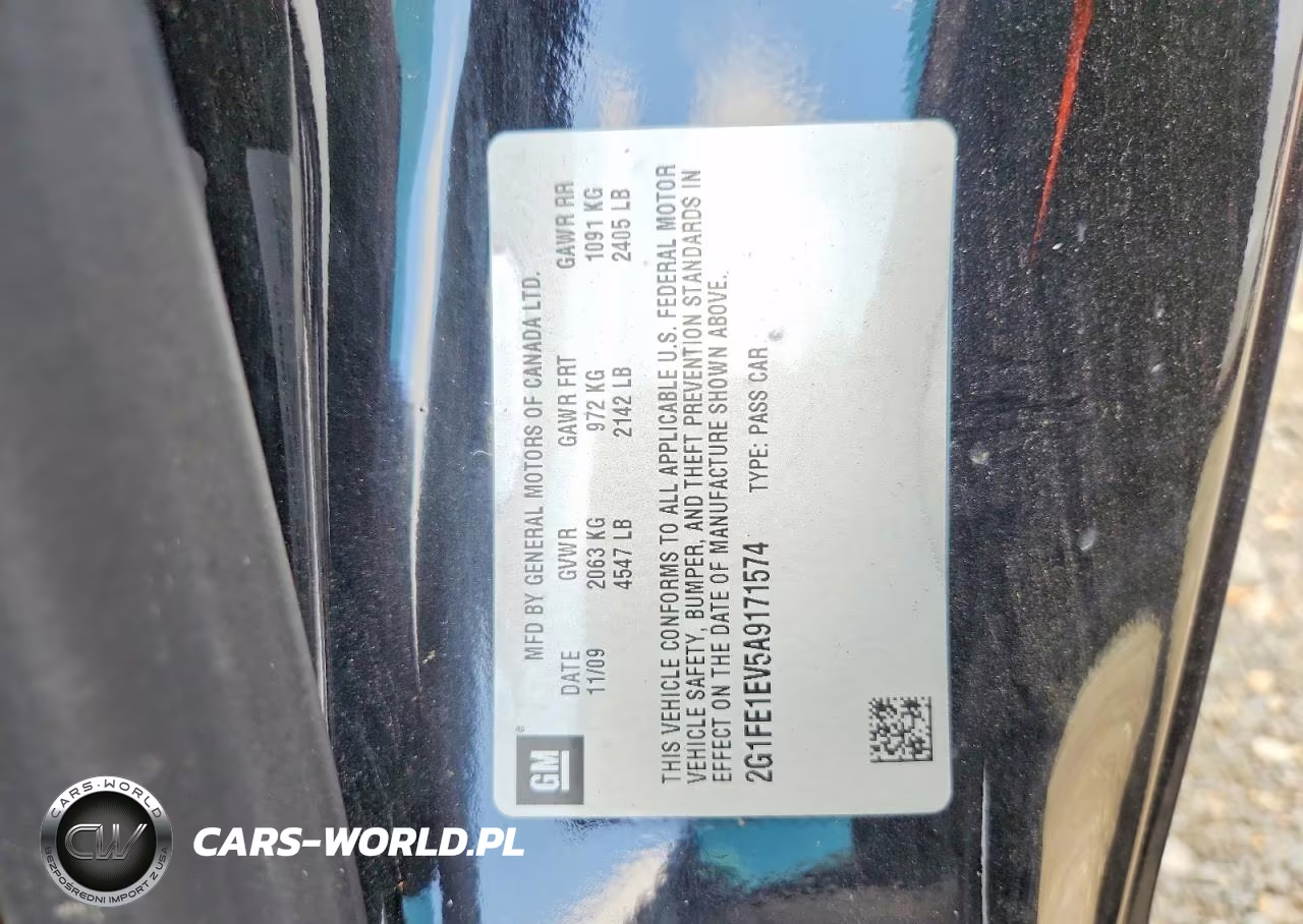 2010 Chevrolet Camaro Ls VIN:2G1FE1EV5A9171574 - 12