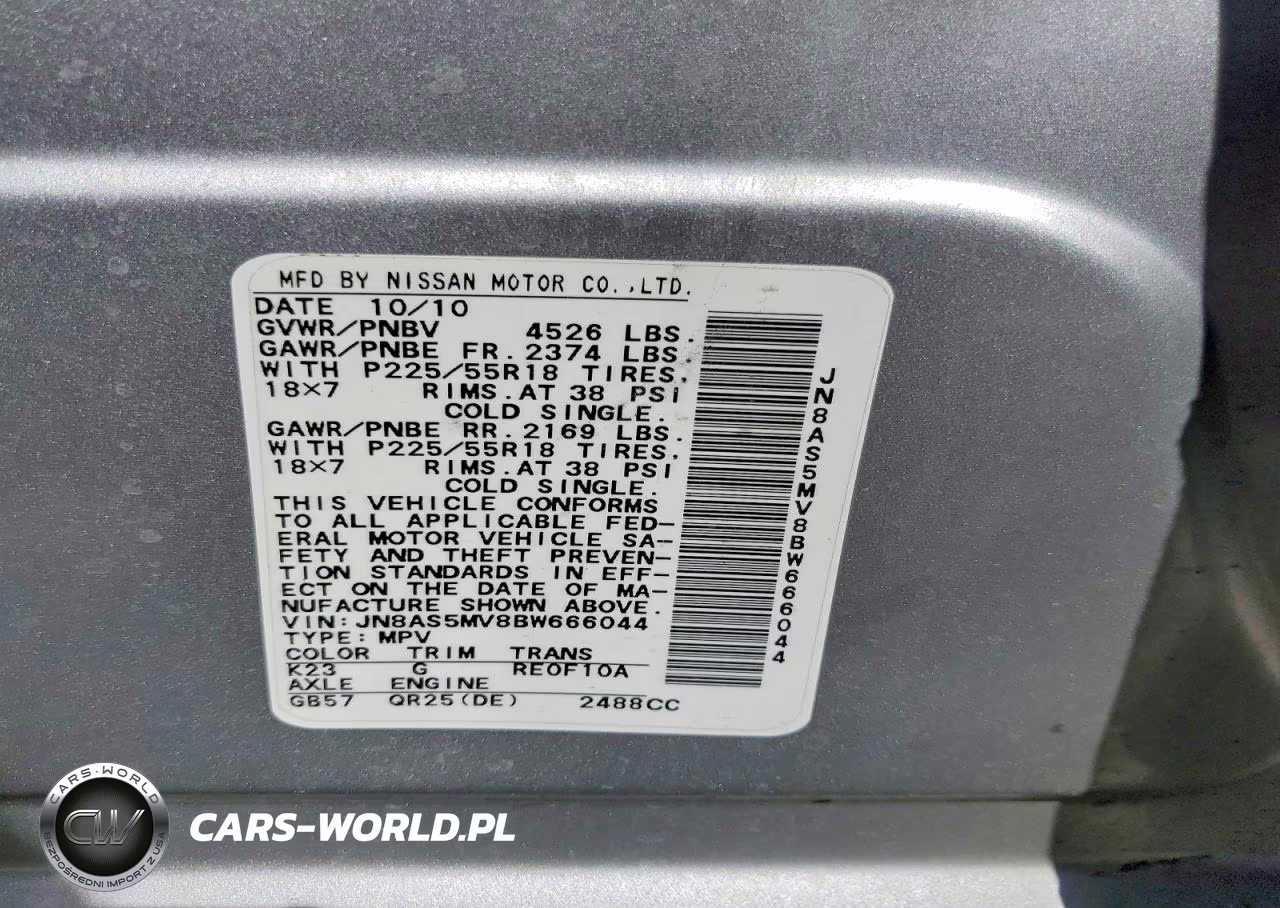 2011 Nissan Rogue S VIN:JN8AS5MV8BW666044 - 13