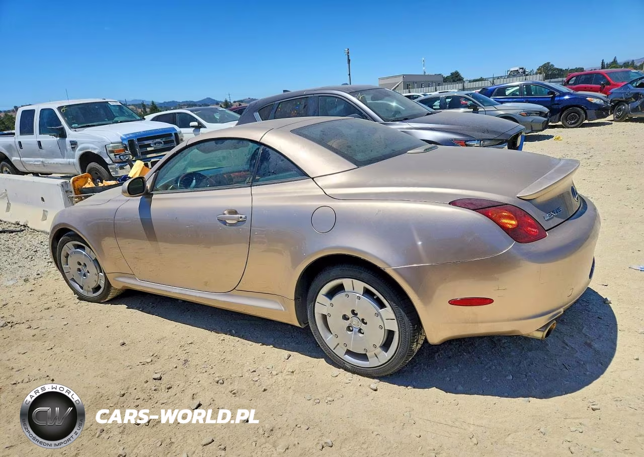 2002 Lexus Sc 430 VIN:JTHFN48Y920005924 - 2