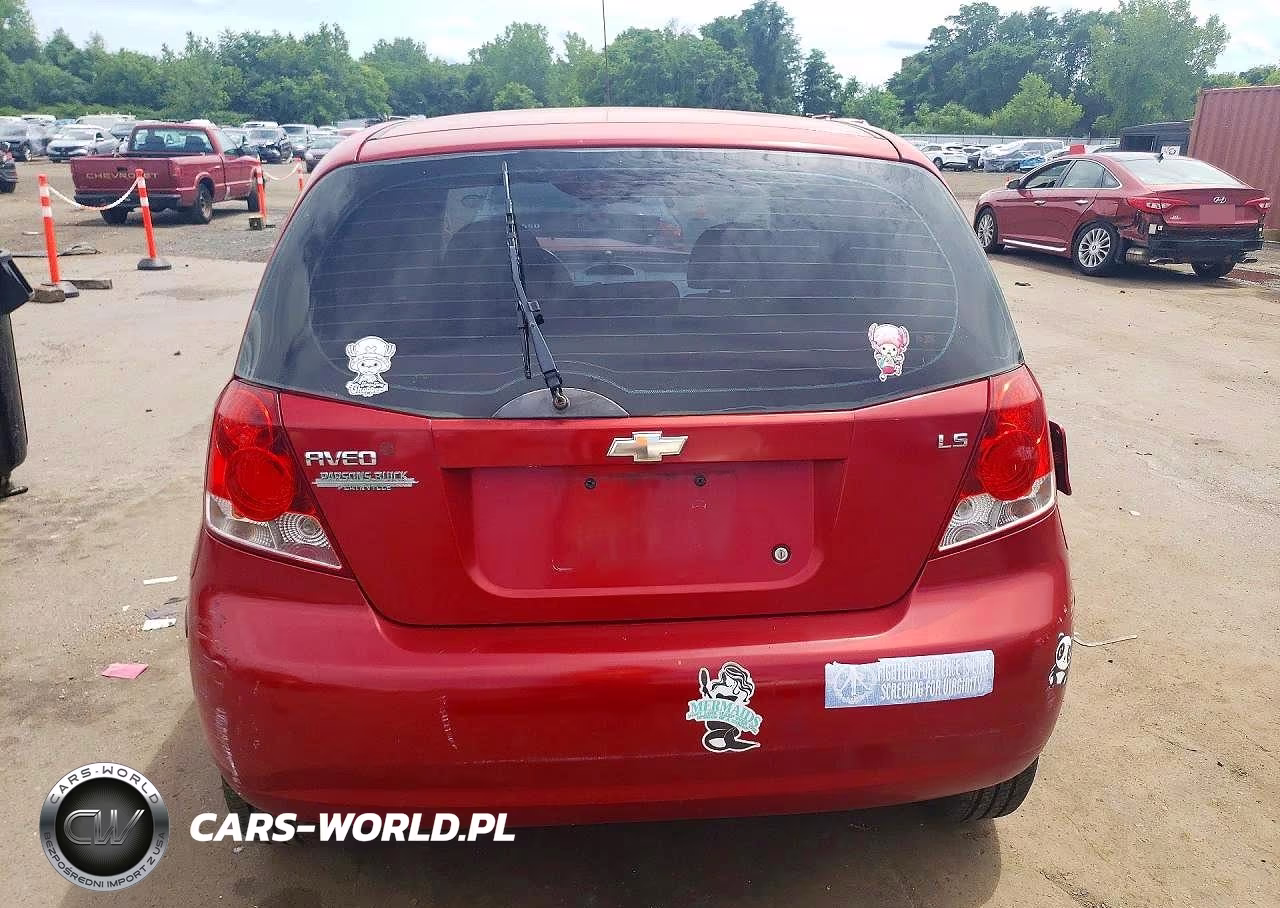 2007 Chevrolet Aveo Base VIN:KL1TD66647B710847 - 6