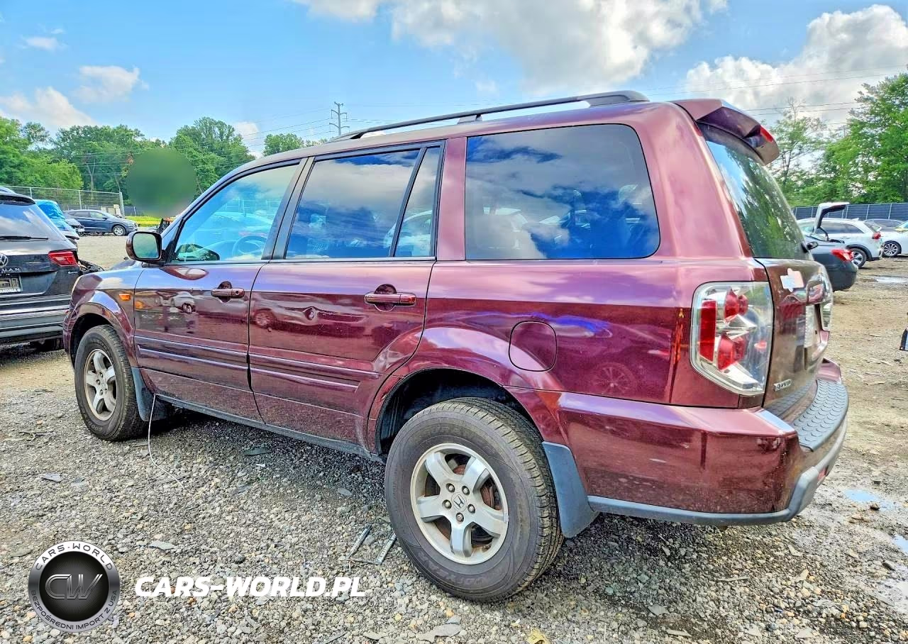 2008 Honda Pilot Se VIN:5FNYF18398B044906 - 2