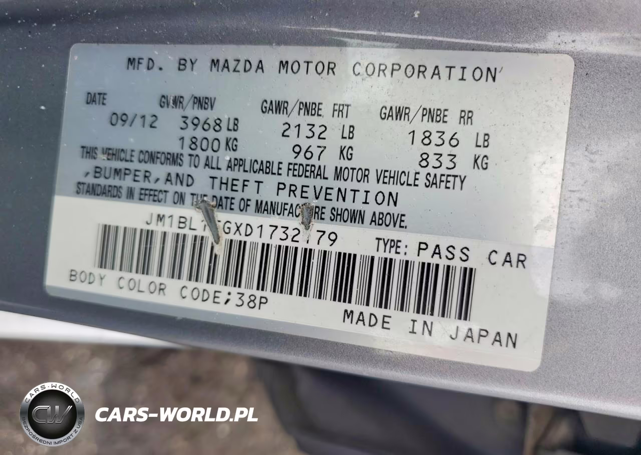 2013 Mazda 3 I VIN:JM1BL1TGXD1732179 - 12