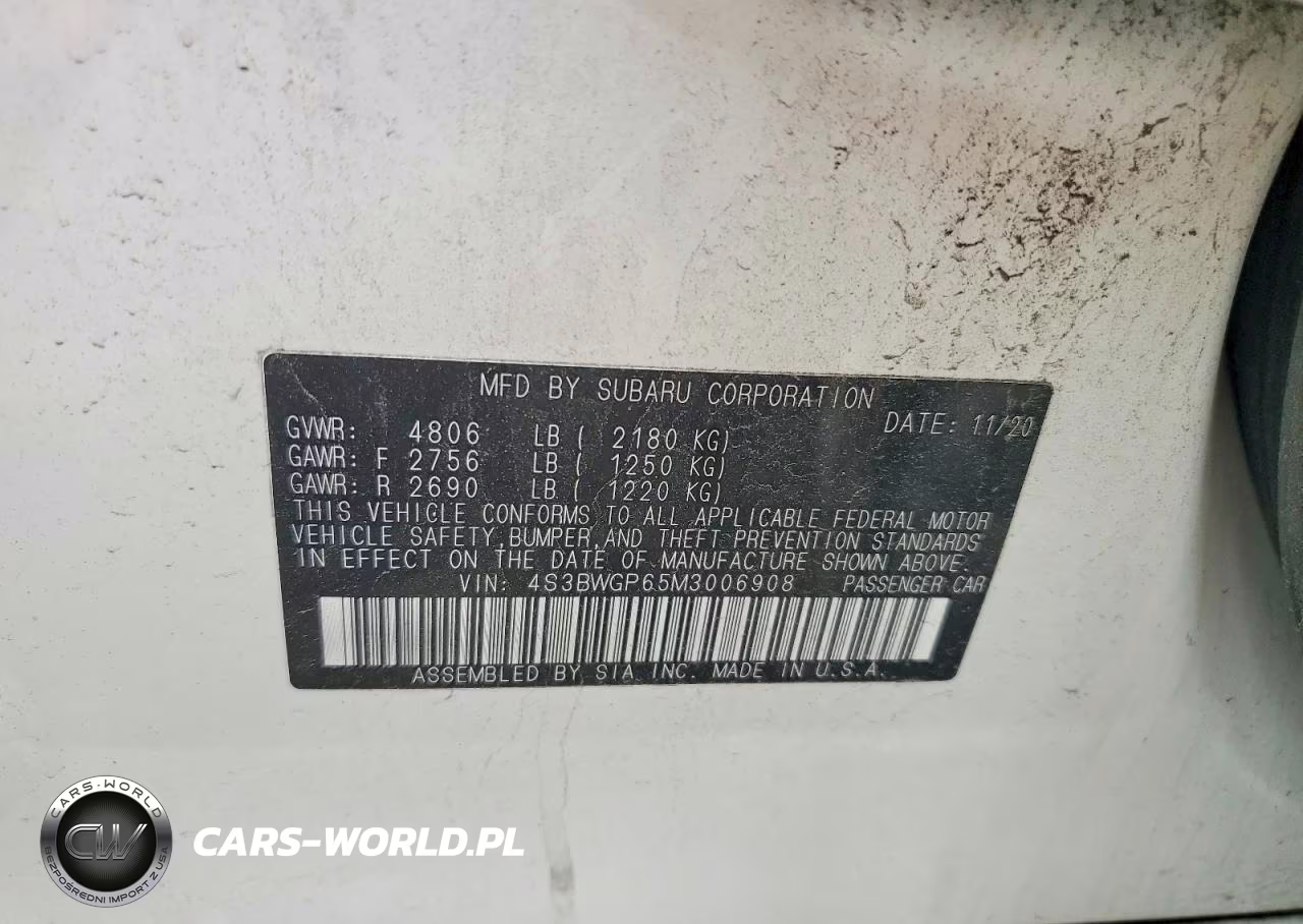 2021 Subaru Legacy Touring Xt VIN:4S3BWGP65M3006908 - 13