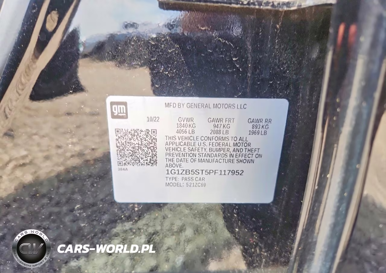 2023 Chevrolet Malibu Ls VIN:1G1ZB5ST5PF117952 - 12