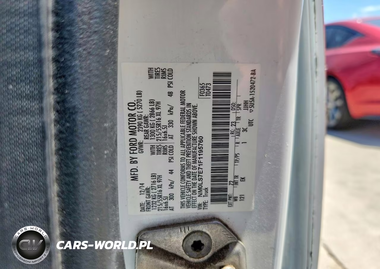2015 Ford Transit Connect Xl Delivery Van VIN:NM0LS7E71F1195760 - 12
