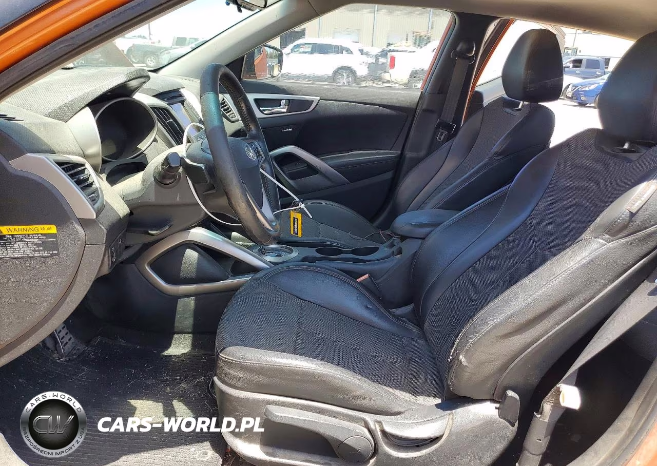 2013 Hyundai Veloster Base VIN:KMHTC6AD4DU147005 - 7