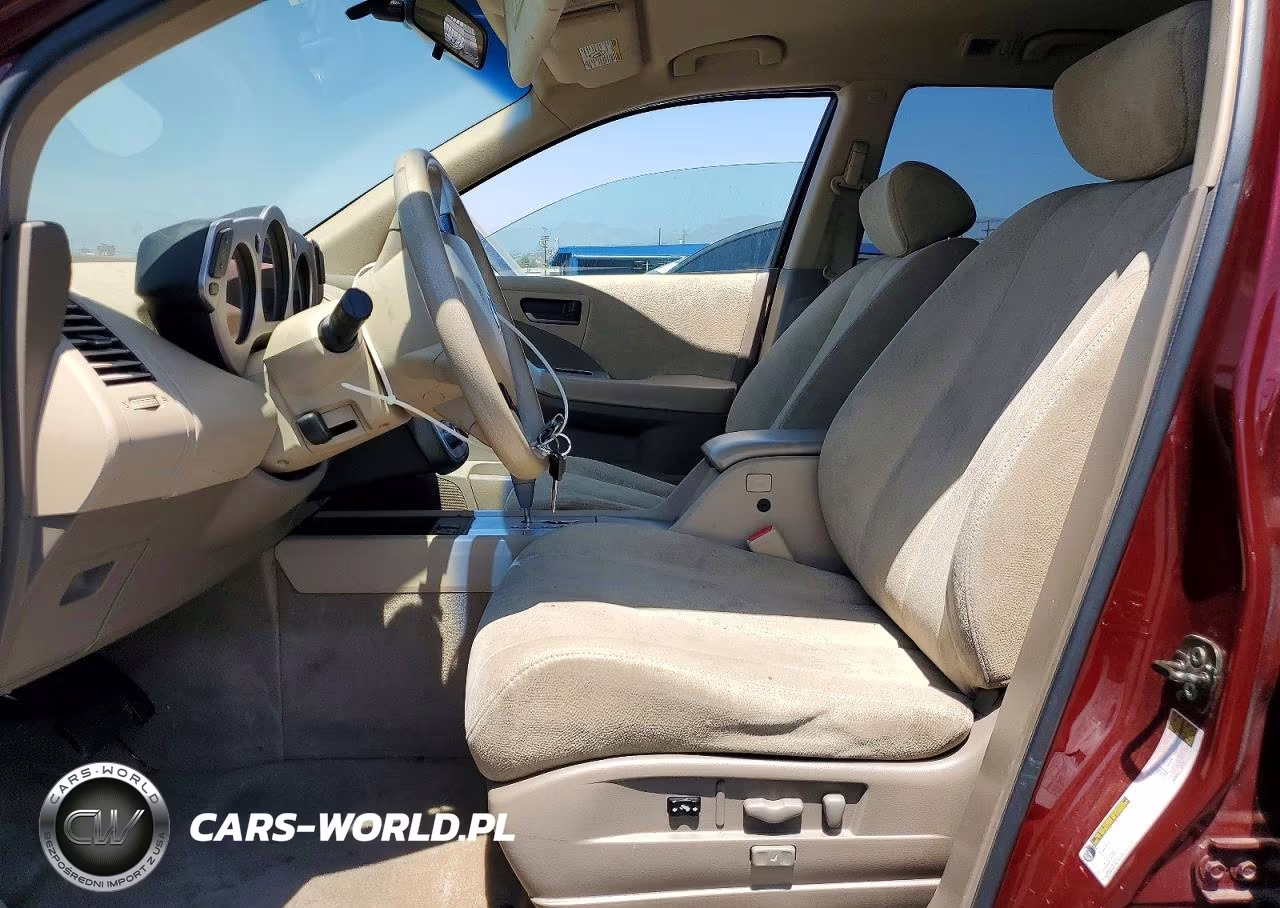 2005 Nissan Murano S VIN:JN8AZ08W35W432870 - 7