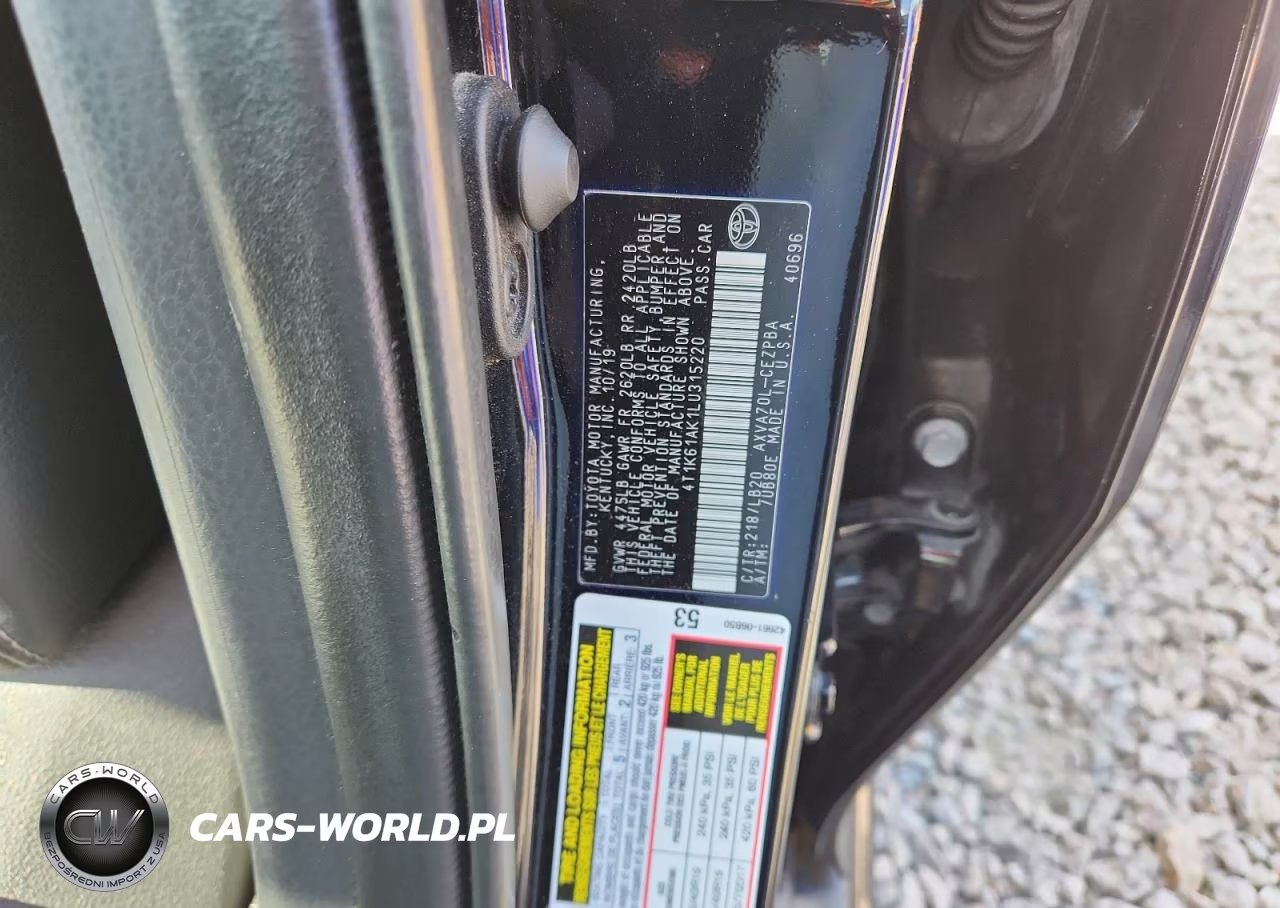 2020 Toyota Camry Xse VIN:4T1K61AK1LU315220 - 12