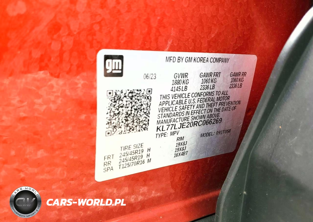 2024 Chevrolet Trax 2Rs VIN:KL77LJE20RC066269 - 13