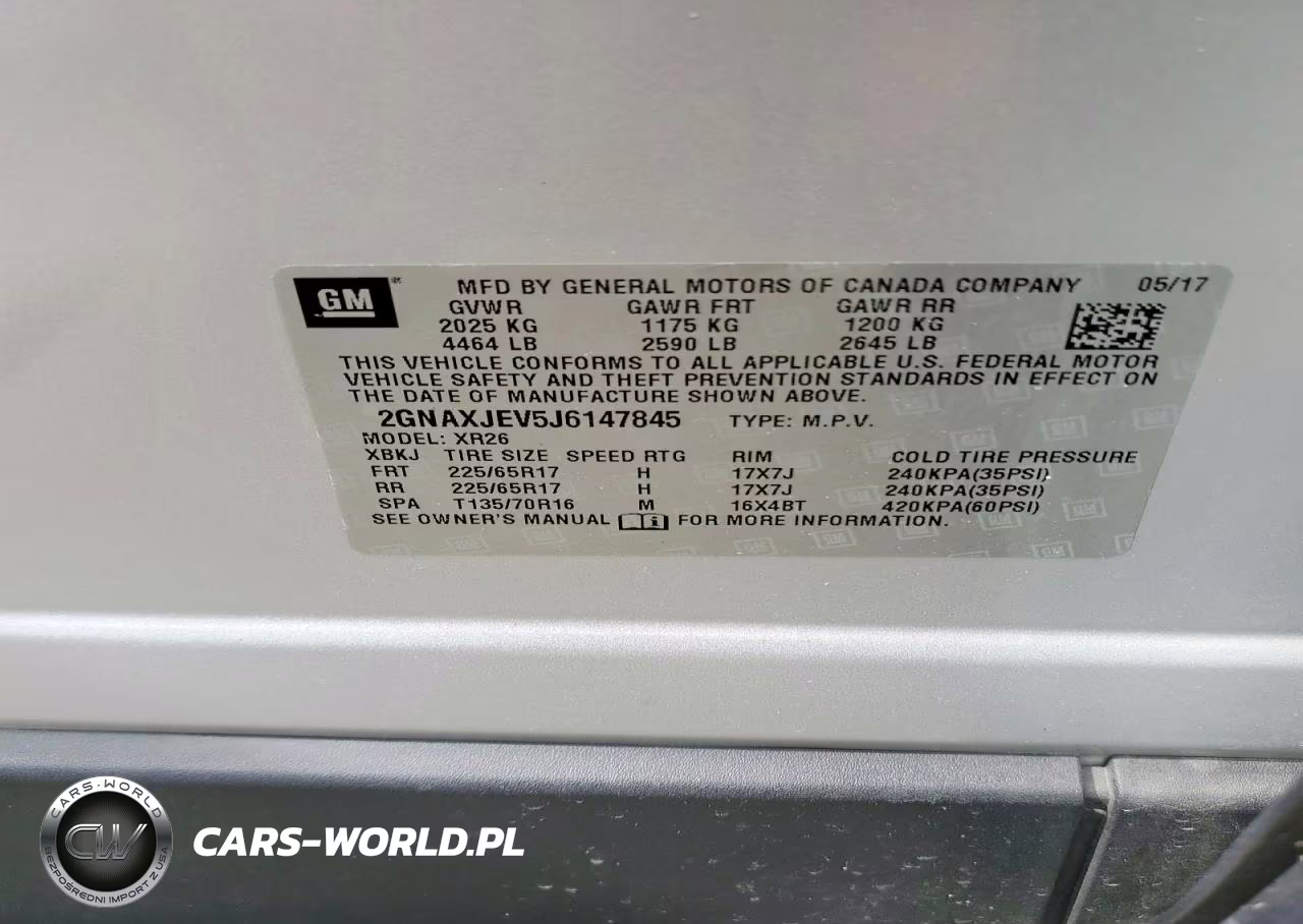 2018 Chevrolet Equinox Lt VIN:2GNAXJEV5J6147845 - 13