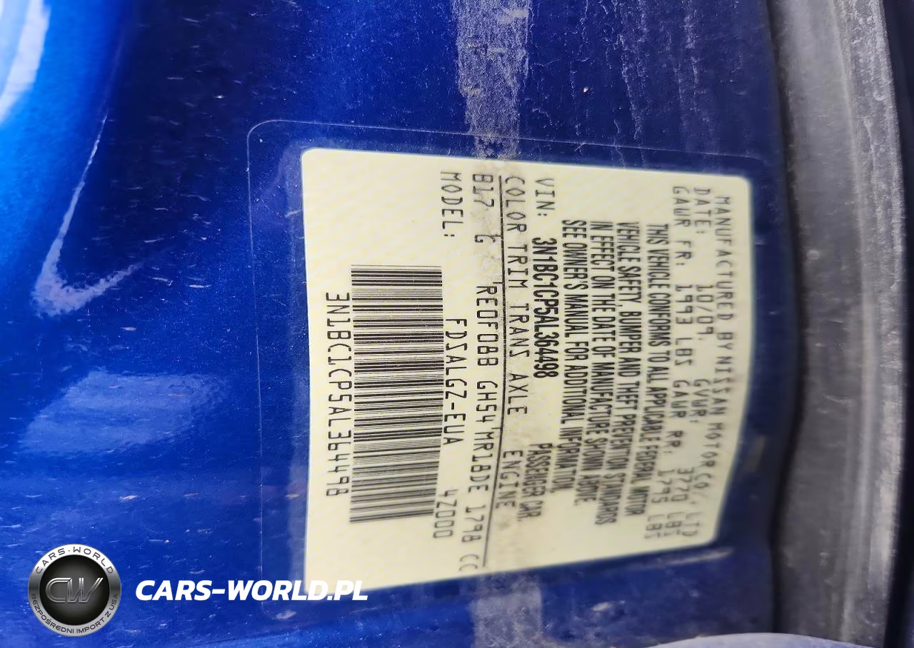 2010 Nissan Versa S-Sl VIN:3N1BC1CP5AL364498 - 12