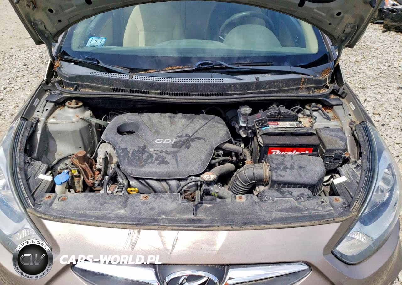 2013 Hyundai Accent Gls VIN:KMHCU4AE5DU463569 - 11