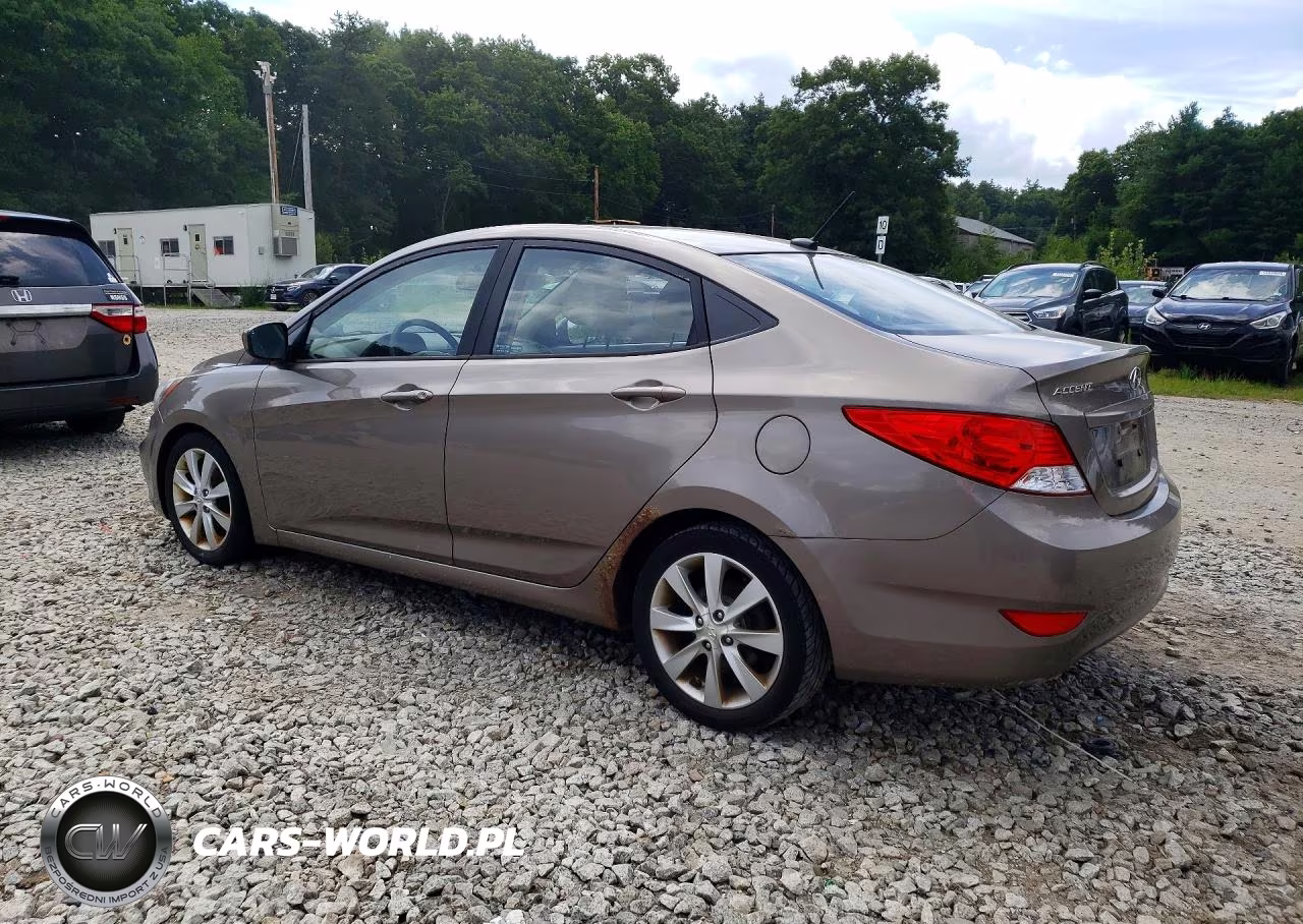 2013 Hyundai Accent Gls VIN:KMHCU4AE5DU463569 - 2