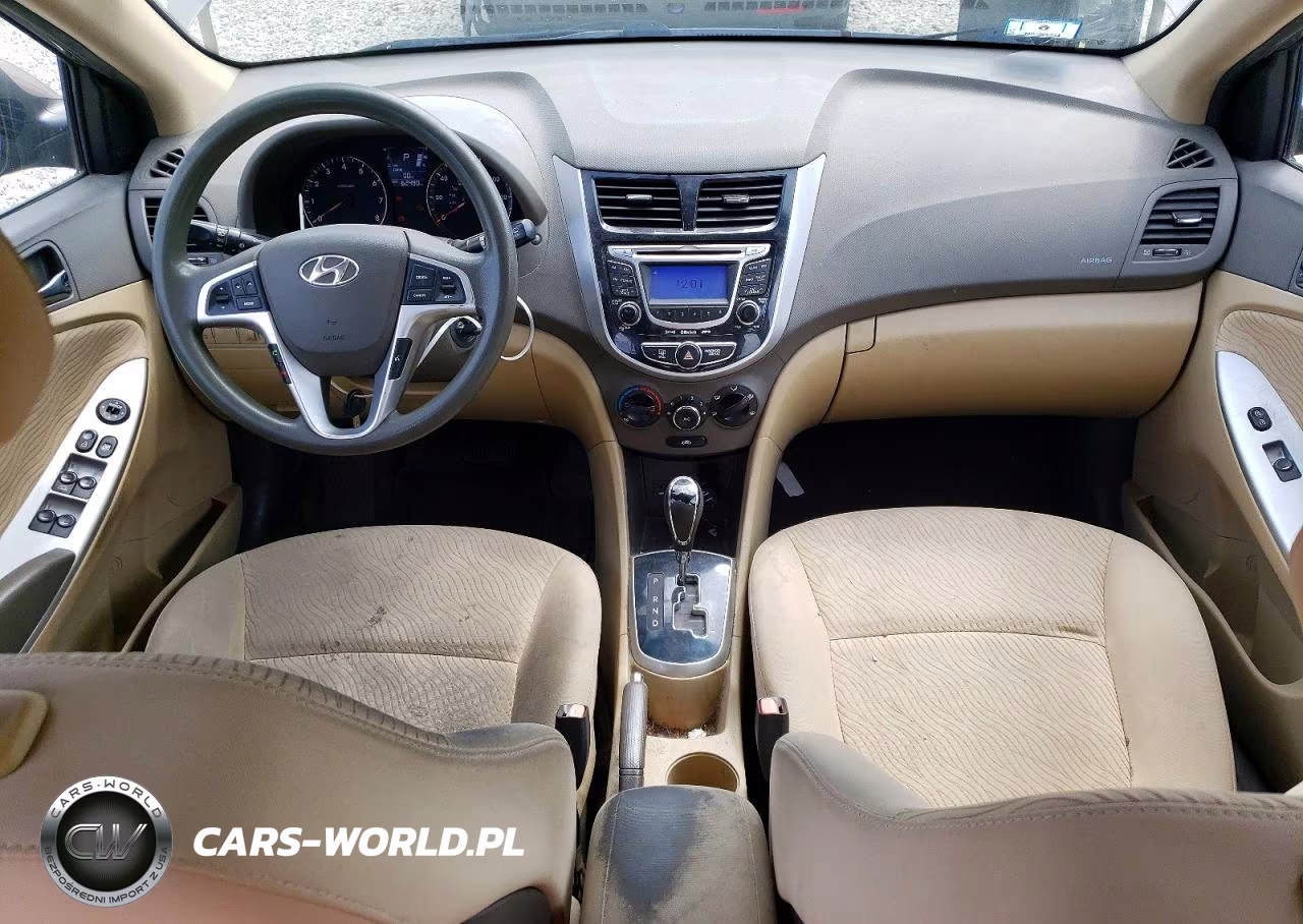 2013 Hyundai Accent Gls VIN:KMHCU4AE5DU463569 - 8