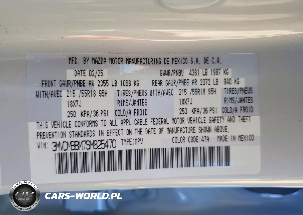 2025 Mazda Cx-30 Select VIN:3MVDMBBM7SM825470 - 13