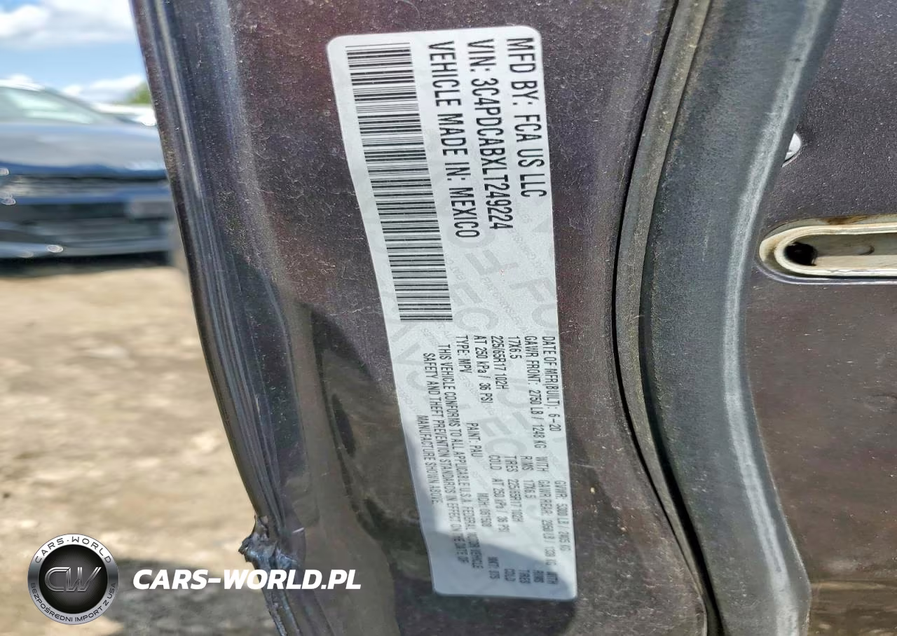 2020 Dodge Journey Se VIN:3C4PDCABXLT249224 - 13