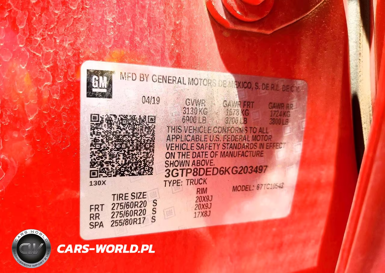 2019 GMC Sierra C1500 Slt VIN:3GTP8DED6KG203497 - 12