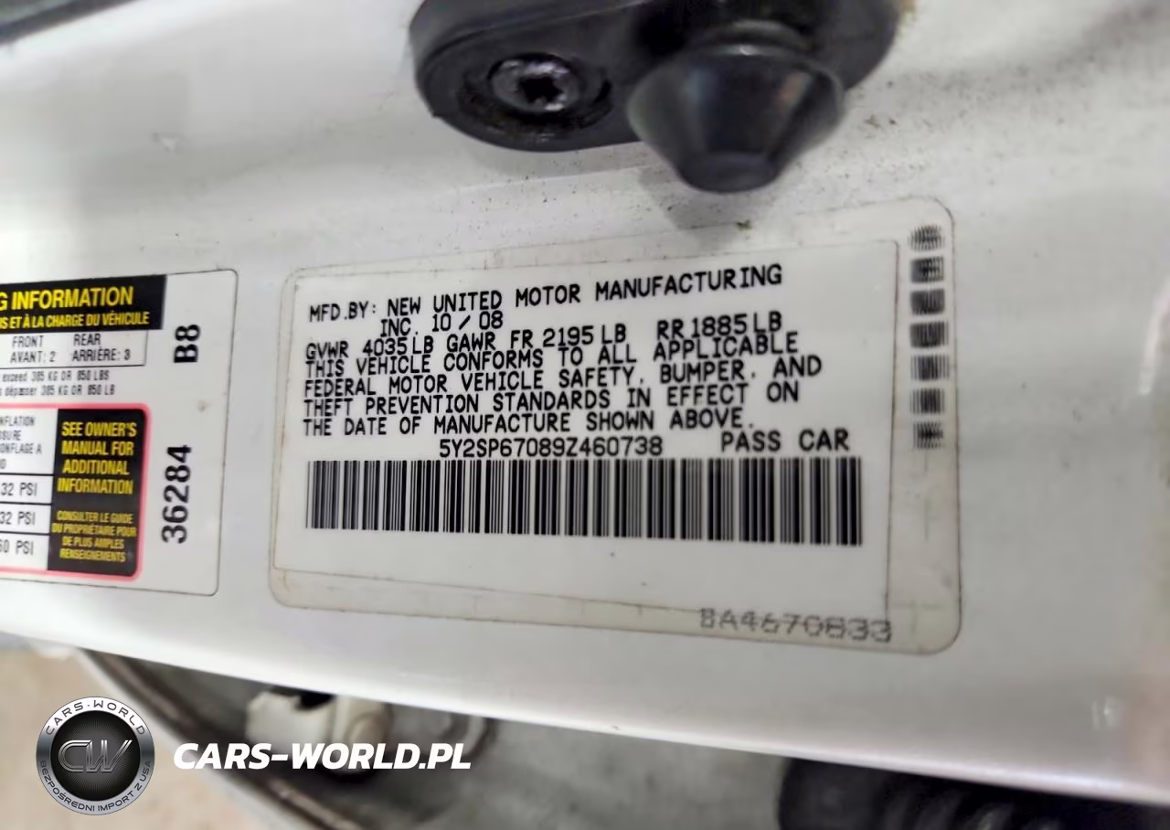 2009 Pontiac Vibe VIN:5Y2SP67089Z460738 - 12