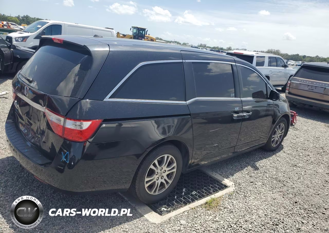 2012 Honda Odyssey Exl VIN:5FNRL5H67CB006761 - 3