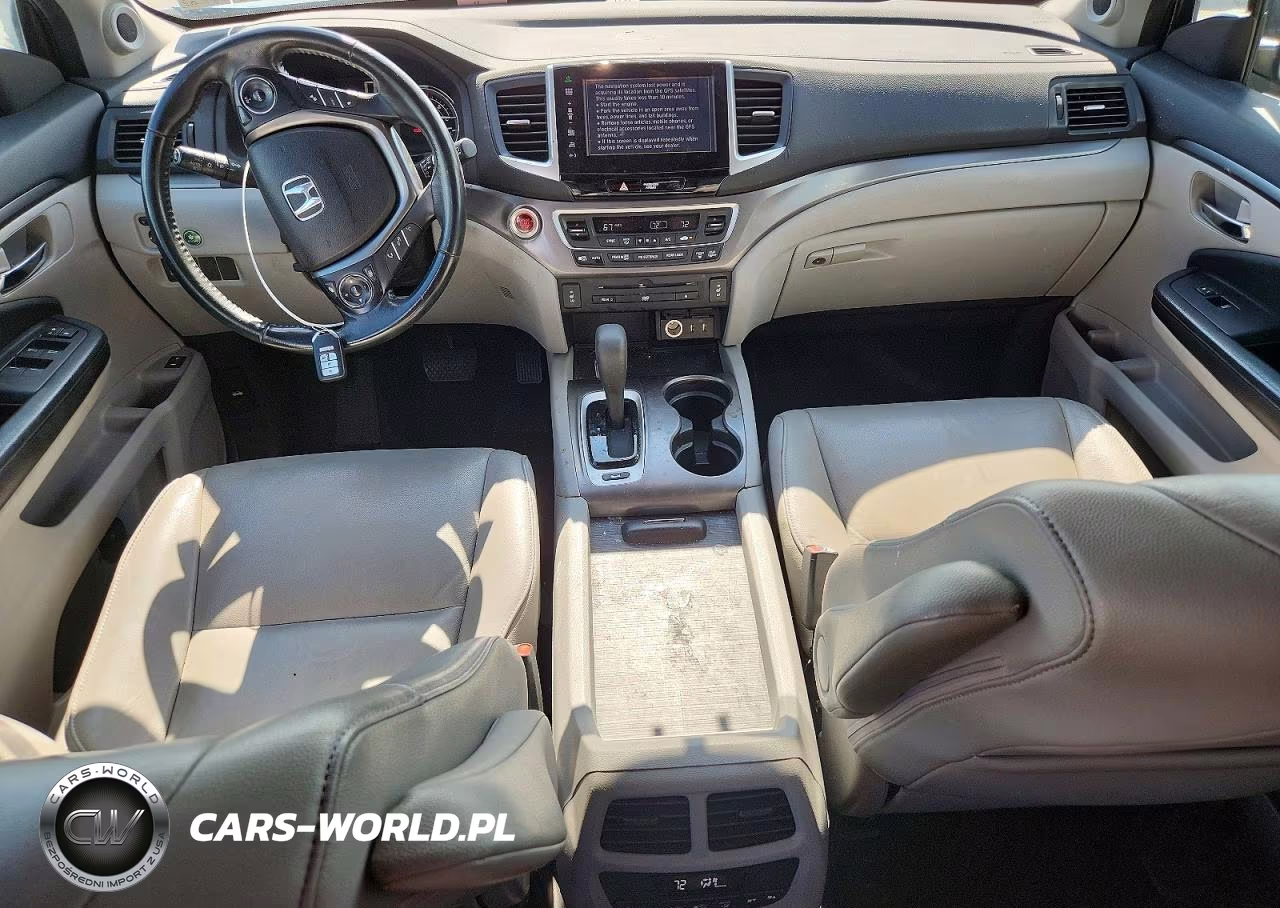 2016 Honda Pilot Exl VIN:5FNYF6H82GB022401 - 8