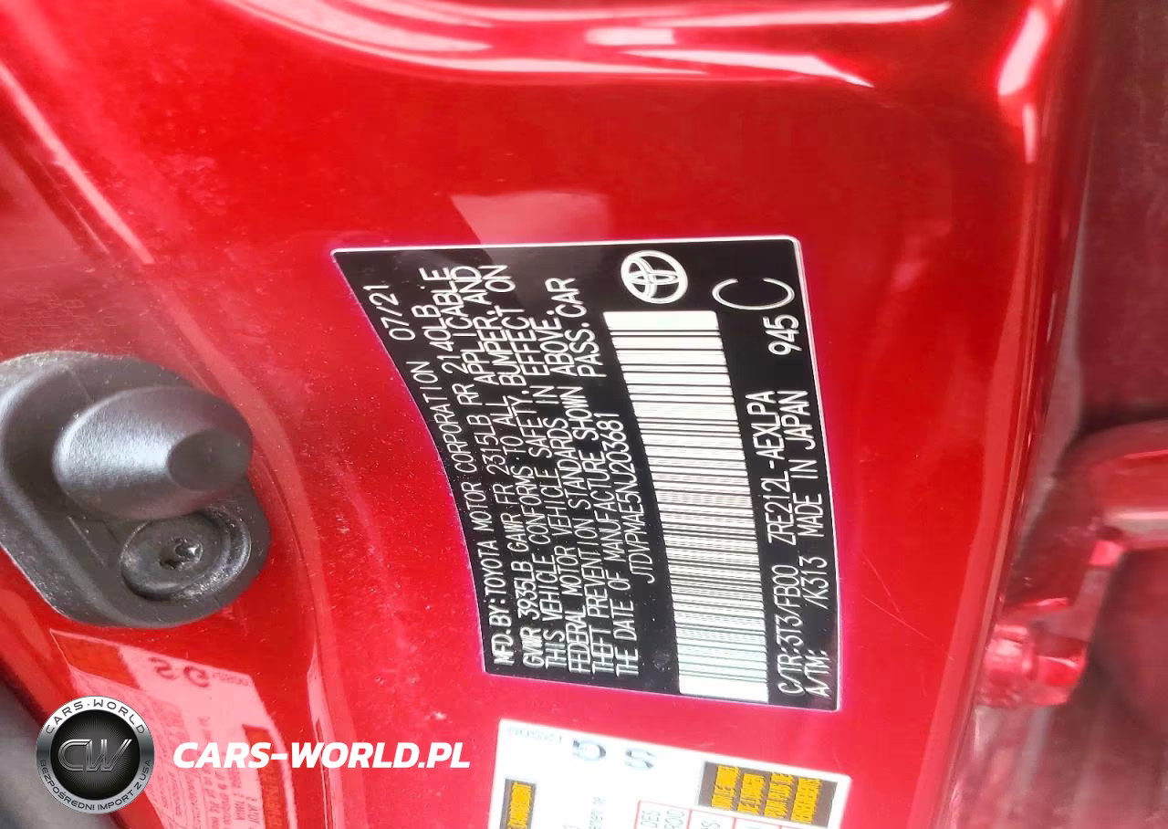 2022 Toyota Corolla Le VIN:JTDVPMAE5NJ203681 - 12