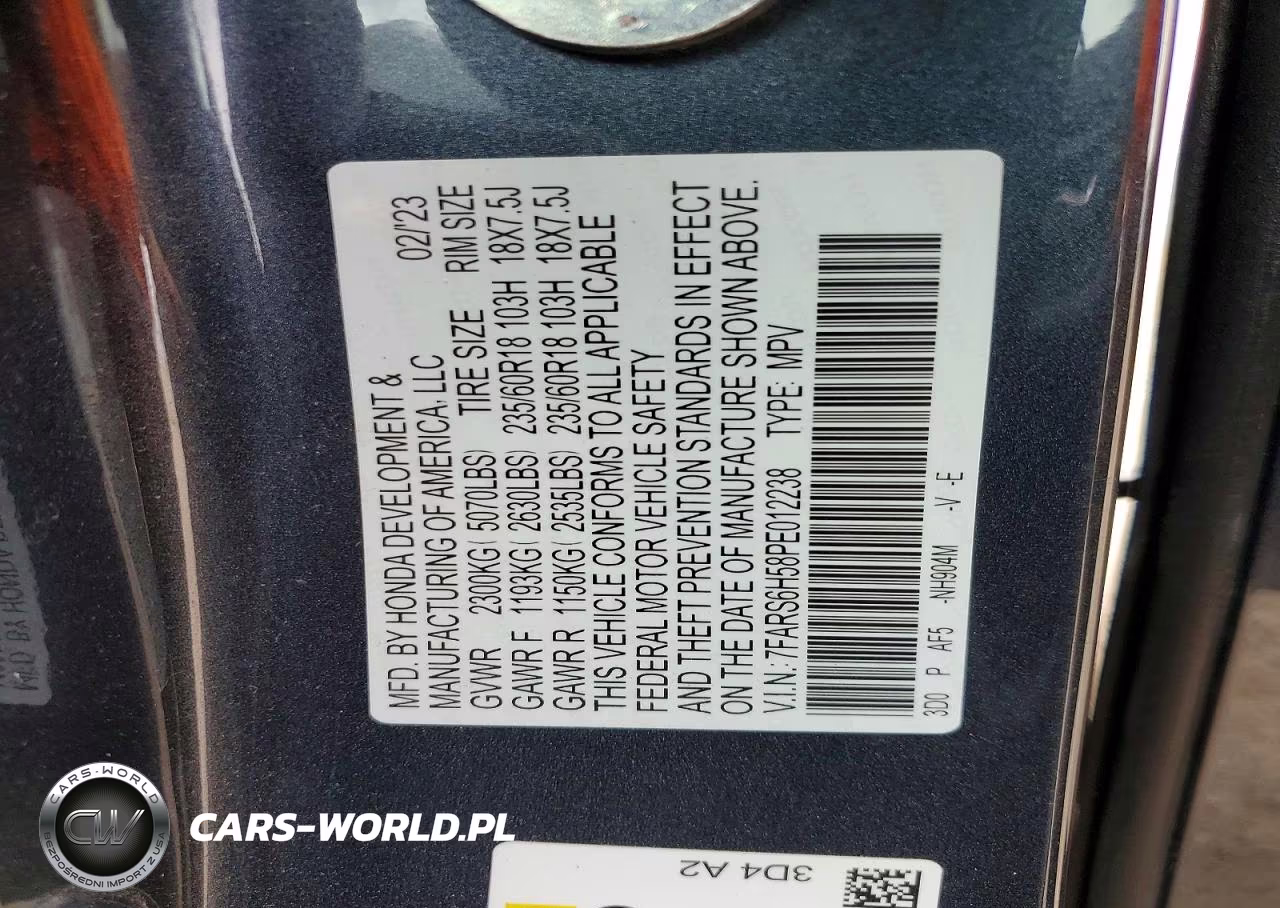 2023 Honda Cr-V Sport VIN:7FARS6H58PE012238 - 13