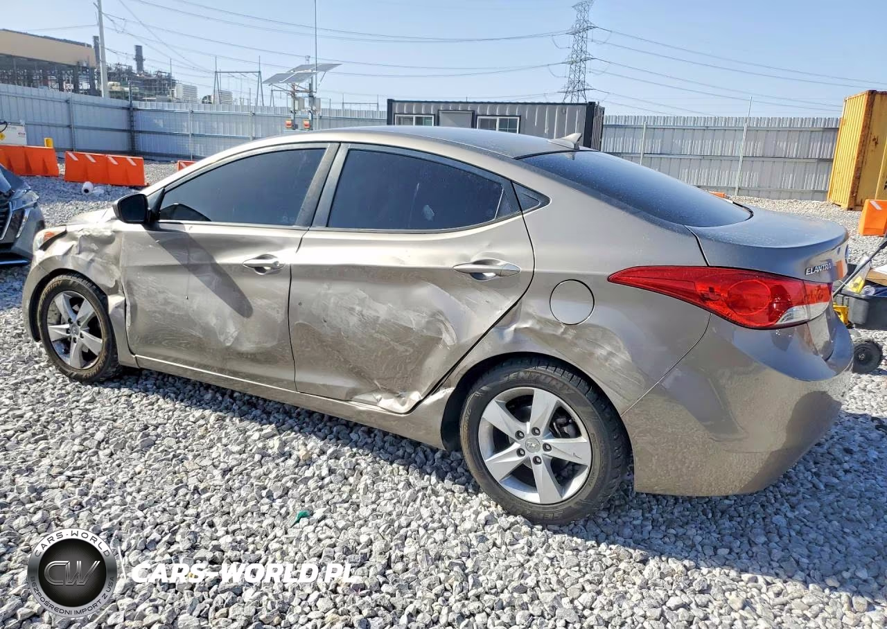 2013 Hyundai Elantra Gls VIN:5NPDH4AE7DH392673 - 2