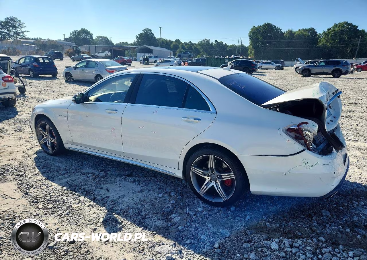 2015 Mercedes-Benz S 63 Amg VIN:WDDUG7JB2FA103712 - 2