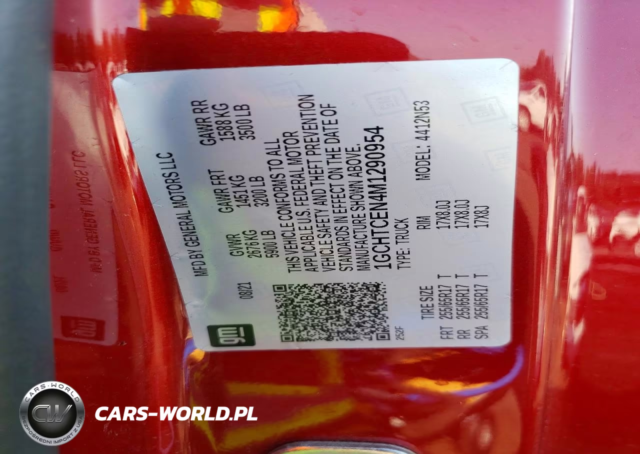 2021 Chevrolet Colorado Lt VIN:1GCHTCEN4M1290954 - 12